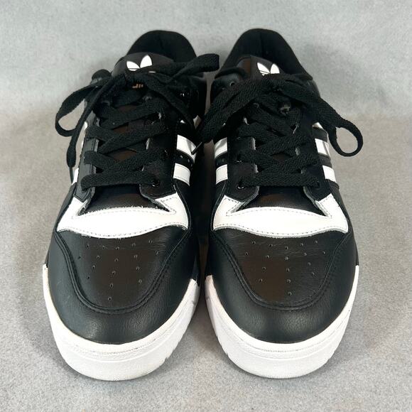 Adidas Rivalry Low Mens Black White Athletic Sneakers Size 10.5 - Picture 3 of 11